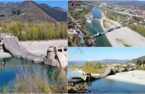 Un pod uriaș s-a prăbușit în Italia. Imagini cumplite cu panglica de asfalt ruptă în bucăţi