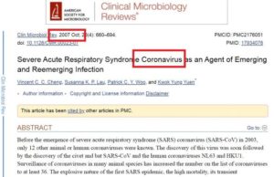 Coronavirusul, prevăzut oficial încă din 2007! ”Păi dacă mâncați lilieci mici cu potcoavă, ce-ați vrea???”