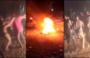 Petrecere cu zeci de oameni pe stradă, în noaptea de Înviere: „Hai, băieţii. Să vină Poliţia, n-are ce să facă”