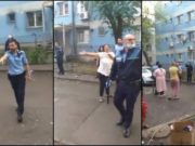 Scandal transmis live în cartierul Rahova, mai mulți localnici s-au plâns că Poliția a dat cu gaze lacrimogene
