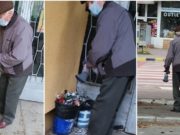 Bătrân din Suceava filmat cum jumulește de viu un porumbel, pe stradă: „Îl mâncați? De ce?