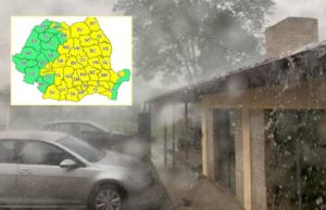 Alertă de vreme severă în România. 33 de județe, sub cod galben de ploi torențiale, grindină și vijelii