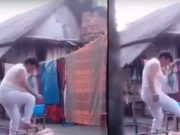 Bătrâna de 84 de ani bătută de fiică, în Vâlcea, e îngrijită acum de o rudă