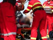 Doi copii de 3 și 10 ani au căzut de la etaj, în București. Cele două fetițe au fost preluate de de ambulanțe SMURD