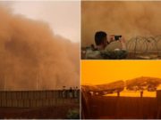Militari români loviți de haboob, cea mai puternică furtună de nisip, în Mali