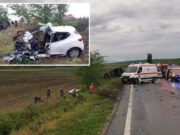 Un polițist a plâns lângă mașina în care au pierit doi tineri și bebelușul lor, în Galați: „Copilul a murit, a murit o parte din mine”