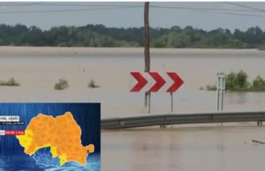 În iunie a plouat cât în 4 luni. Cod portocaliu până duminică dimineață în majoritatea țării