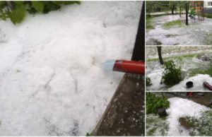 Grindina a provocat dezastru la Ulmeni, în Maramureş. Localnicii, uluiţi: „Doamne fereşte!”