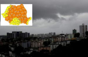 Codul portocaliu de vijelii, ploi și grindină, extins în aproape toată țara și prelungit până miercuri dimineață