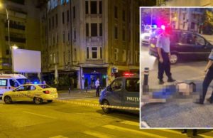 Un scandalagiu încătușat de mâini și de picioare de polițiști a murit după câteva zeci de minute, pe stradă, în București