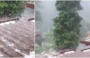 Imagini teribile în Bacău pe codul roşu de furtună. Grindina a lovit cu putere la Slănic Moldova