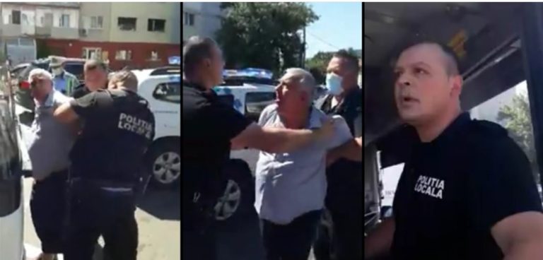 Șofer de autobuz din Bacău, încătușat pentru că nu purta mască și a refuzat legitimarea: „Ce înseamnă asta, ne omoară de vii!”