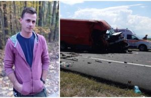 Gabriel a murit pe scaunul din dreapta, strivit într-un impact frontal. Crescut prin orfelinate, tânărul n-a mai apucat să-și facă propria familie