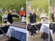 Un preot din Cluj a făcut o criză de nervi la o înmormântare, furios pe rudele care nu au plătit locul de veci