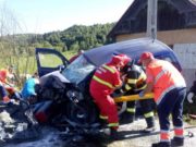 Accident mortal în Harghita, impact violent între două autoturisme, la Sândominic