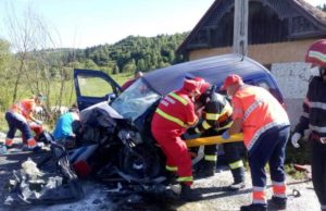 Accident mortal în Harghita, impact violent între două autoturisme, la Sândominic