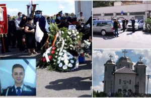 Durere mare la Zalău. Alin, polițistul mort la doar 29 de ani, a fost condus pe ultimul drum