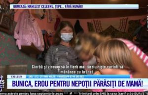 Bunica Florica, erou pentru nepoții părăsiți de părinți. Copiii fără nicio jucărie. Mama i-a dat uitării