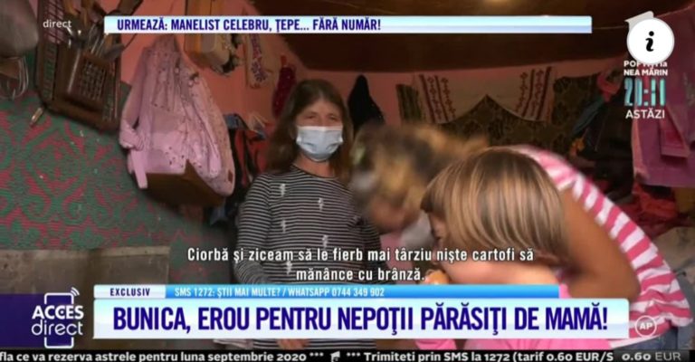Bunica Florica, erou pentru nepoții părăsiți de părinți. Copiii fără nicio jucărie. Mama i-a dat uitării
