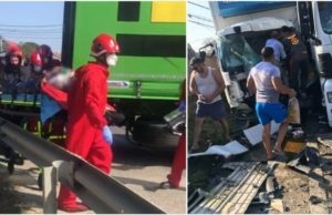 Scos viu din cabina strivită într-un TIR, un șofer riscă să moară în spital după ce familia a refuzat să primească sânge