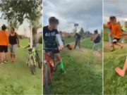 Puști snopit în bătaie de părinții unei fetițe, într-un parc din Timiș. L-au lovit fără milă, sub privirile îngrozite ale altor copii