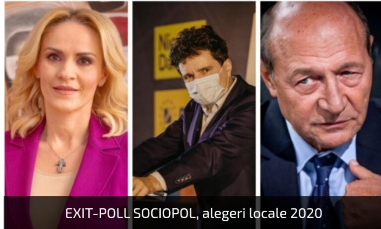 EXIT-POLL SOCIOPOL alegeri locale 2020: Nicuşor Dan – 45%, Gabriela Firea – 44%. Candidatul USR-PNL e noul primar al Capitalei