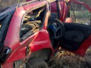 Doi bărbați găsiți morți pe câmp, lângă mașina făcută praf, la Periam, în Timiș