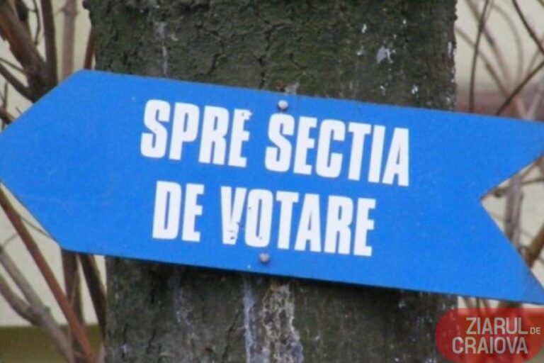 DOLJ: 11,37% dintre alegători au votat până la ora 10.30. În Craiova, prezență de 7,65%