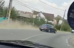 Șofer sinucigaș la ieșire din Craiova!