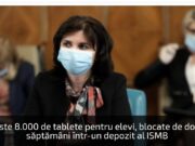 Peste 8.000 de tablete pentru elevi, blocate de două săptămâni într-un depozit al ISMB. Anisie: Vor ajunge azi în toate sectoarele