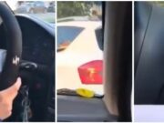 Șoferiță cu carnet de câteva ore, accident în Reșița: ”Am intrat în ăsta! Carina, mi se face rău!”