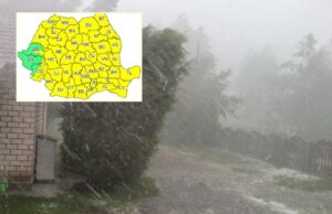 Ploi torențiale, vijelii și grindină în 17 județe, apoi în toată țara. ANM anunță ninsori la munte