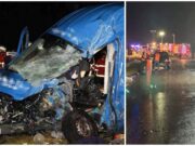 Român strivit între două microbuze în Germania, din cauza unui șofer care a greșit drumul