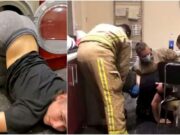 Intervenție a pompierilor pentru o studentă blocată în mașina de spălat