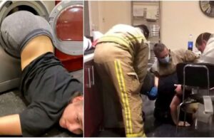 Intervenție a pompierilor pentru o studentă blocată în mașina de spălat