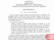 Dolj: Masca devine obligatorie în toate spațiile deschise din Ghindeni, Radovan și Mischii. S-a revenit asupra funcționării sălilor de jocuri și pariuri, restaurante și săli de spectacole