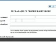 Declaraţiile pe propria răspundere revin în zonele cu rată mare de infectare