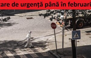 Este oficial! Stare de urgență până în februarie 2021! Unde a fost luată decizia?