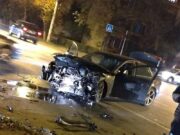 Impact frontal între două autoturisme, în Craiova