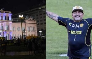 Sicriul cu trupul neînsuflețit al lui Diego Maradona, depus la Palatul Prezidenţial din Buenos Aires! Oamenii s-au adunat pentru a-i aduce un ultim omagiu!