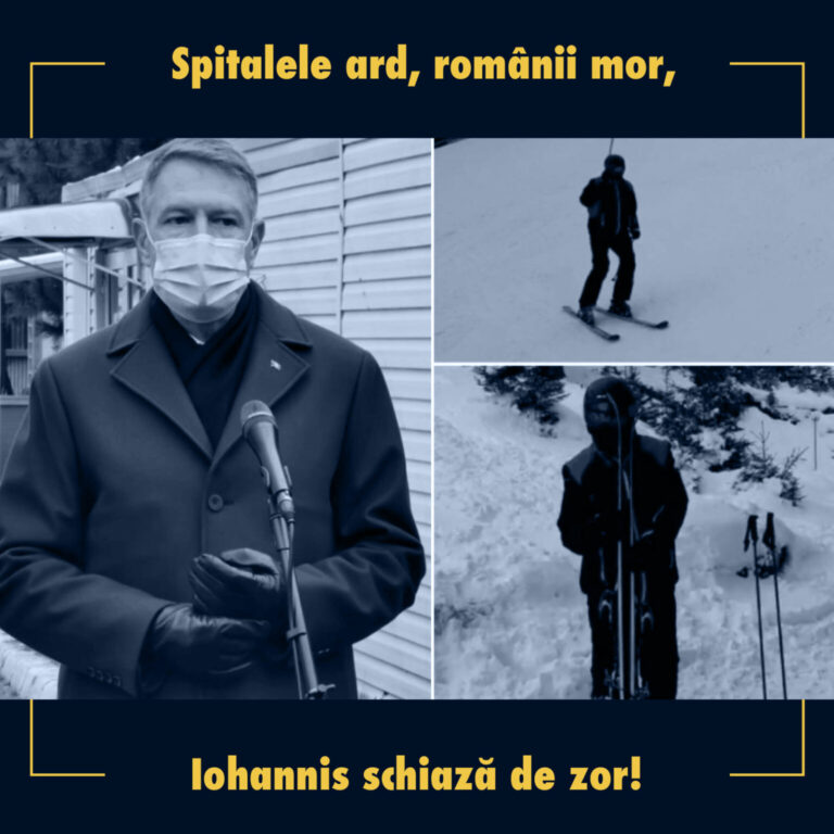 Reacția dură a PSD după de președintele a plecat la munte: „Spitalele ard, românii mor, Iohannis schiază de zor!”