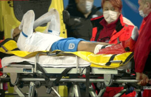 Primul verdict în cazul lui Ștefan Baiaram, după accidentarea horror! A plâns în hohote pe teren și a fost dus la spital