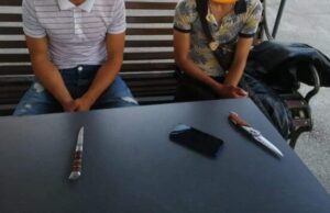 Trei tineri înarmați cu cuțite, prinși în Parcul „Nicolae Romanescu”!