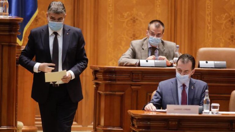 Moţiunea de cenzură a căzut, avem rezultatul votului. Orban: „A fost un balon de săpun”
