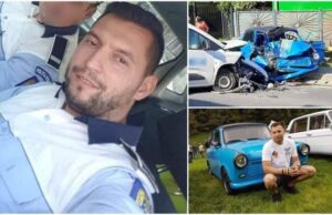 Un polițist de la Rutieră a murit în trabantul pe care-l conducea. Cornel Vereștiuc a intrat pe contrasens