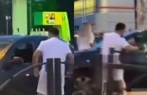 Scene îngrozitoare pe străzile Capitalei! Șofer bătut cu o crosă de golf în trafic, după ce i-a fost spart geamul mașinii