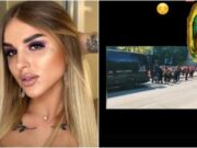 Nica, bloggerița din Chișinău care s-a aruncat de la etajul 14, a fost înmormântată! Tânăra, condusă pe ultimul drum de familie