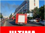 Incendiu lângă spitalul Grigore Alexandrescu! O mulțime de oameni au fost evacuați