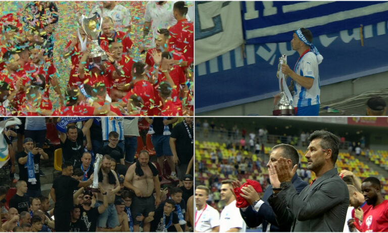Sărbătoare oltenească pe Arena Națională, după Supercupa României! Dan Nistor le-a dus trofeul fanilor Craiovei