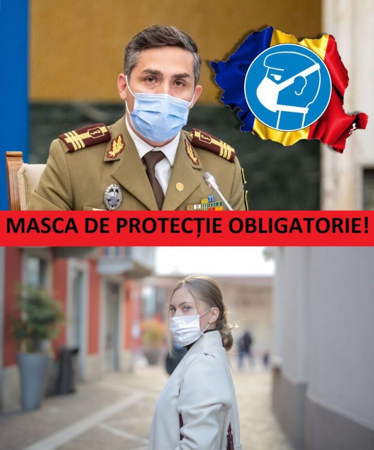 Românii, obligaţi să poarte iar mască odată cu valul al patrulea al pandemiei? Valeriu Gheorghiță a oferit explicaţii